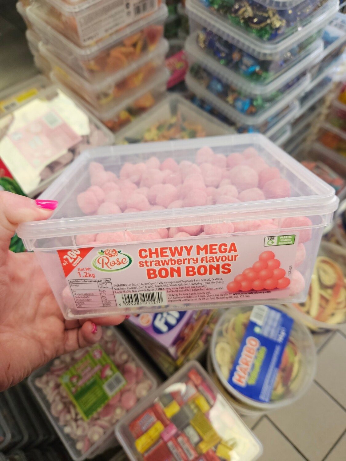Rose strawberry bonbon