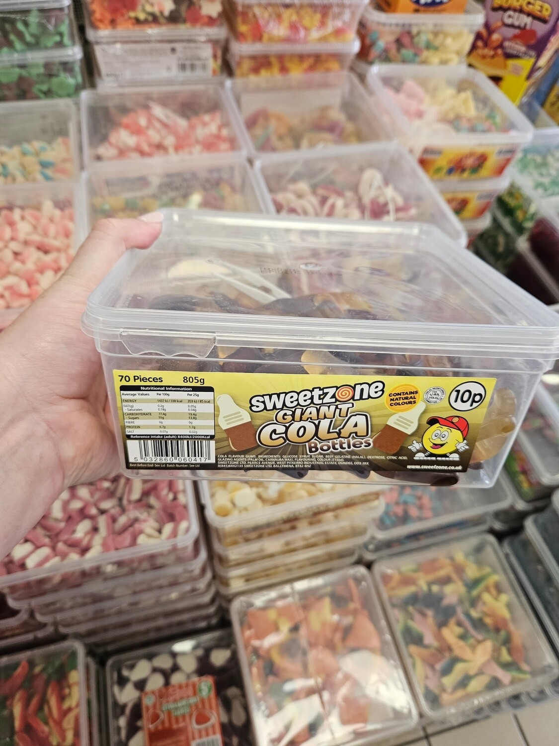 Sweetzone Giant Cola Bottles