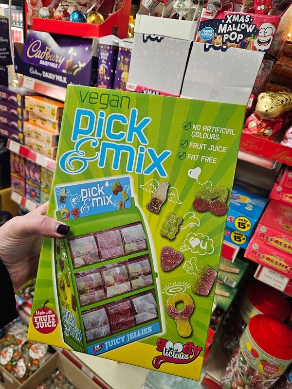 Pick n Mix vegan novelty stand