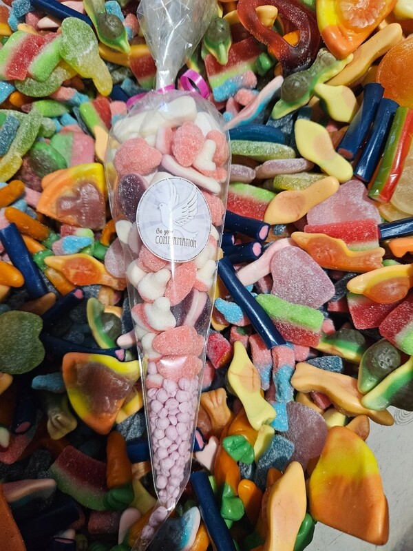Confirmation Sweetcone 200g pink
