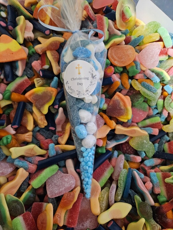 Christening Sweetcone Blue 200g