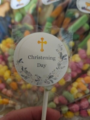 Christening lollipop single