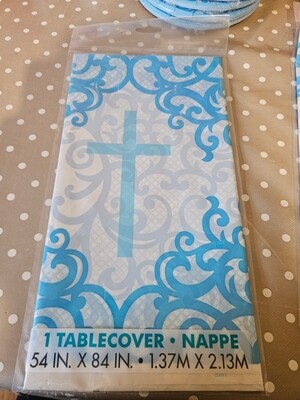Blue Cross tablecover 1.37m x 2.13m