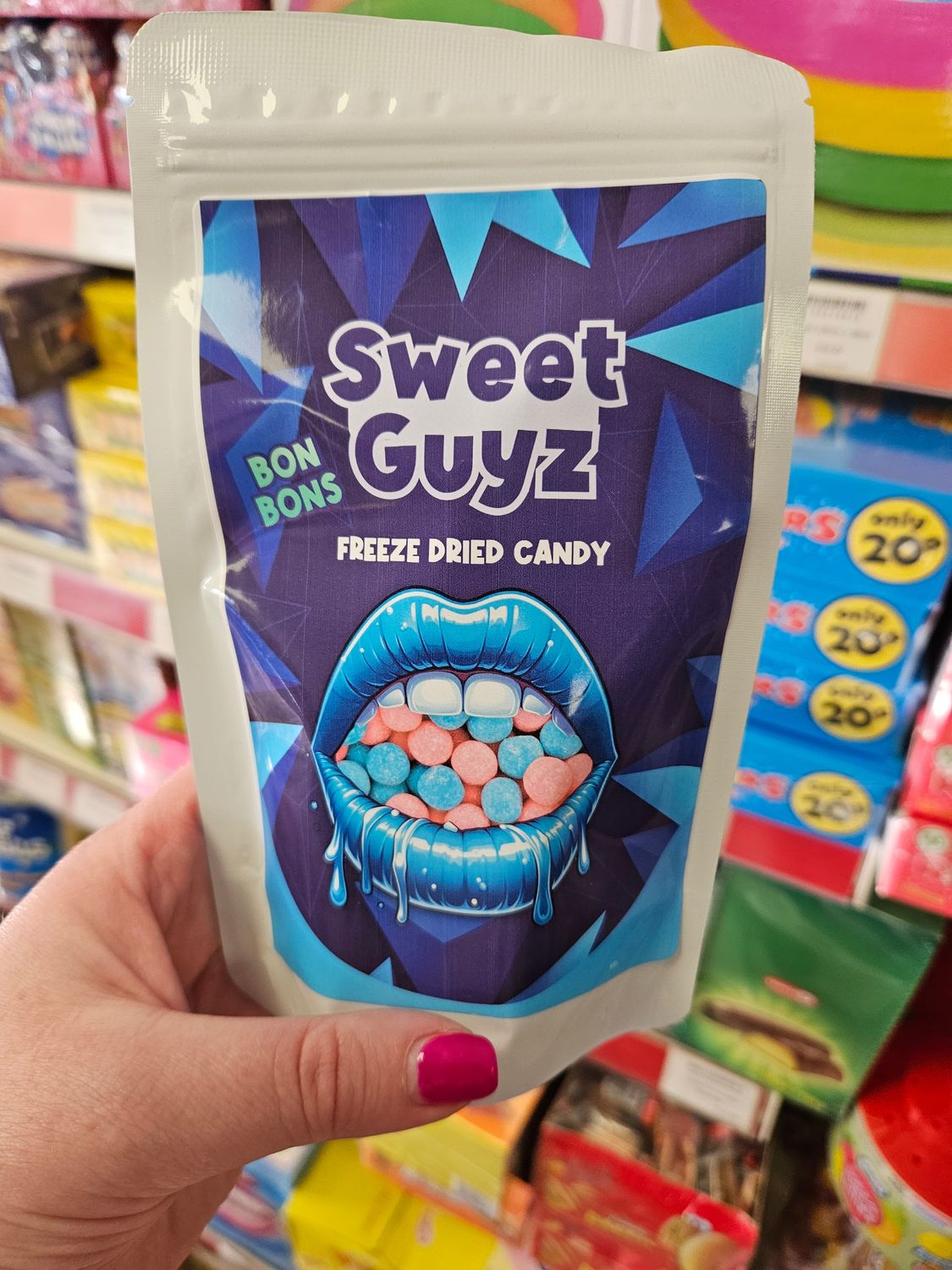 Freeze dried bonbons