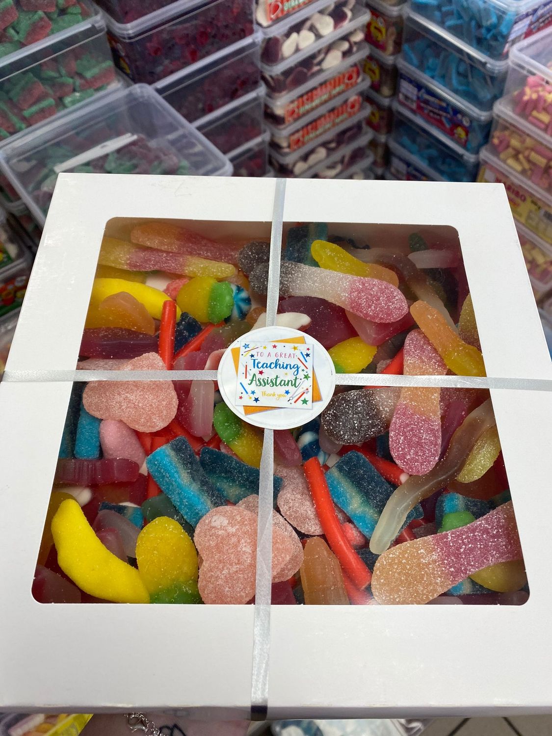 Thank you teaching assistant treat box