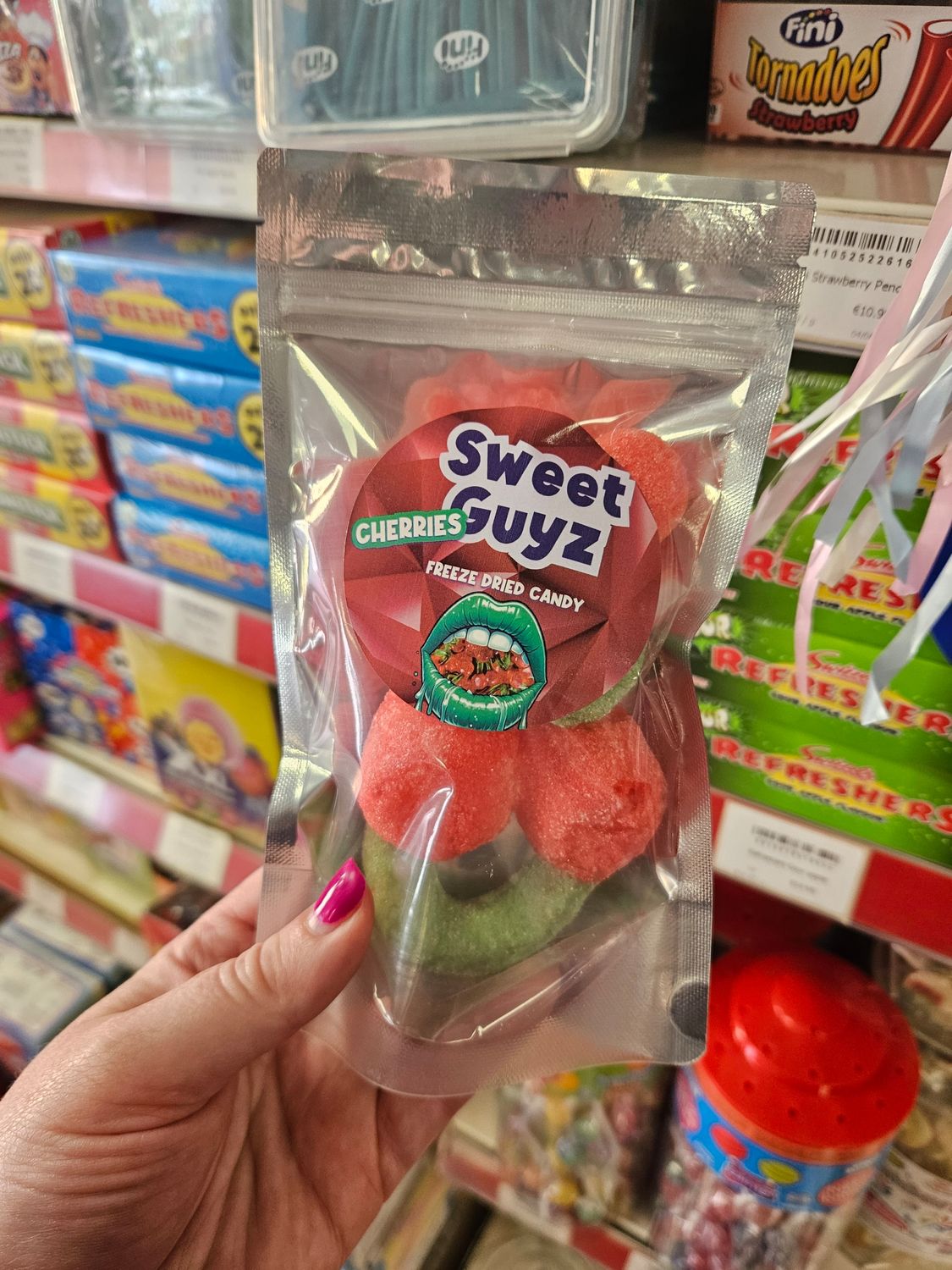Freeze dried cherries
