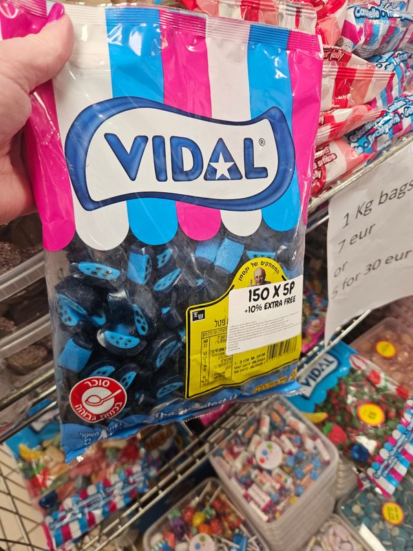 Vidal 1kg bag blue melon