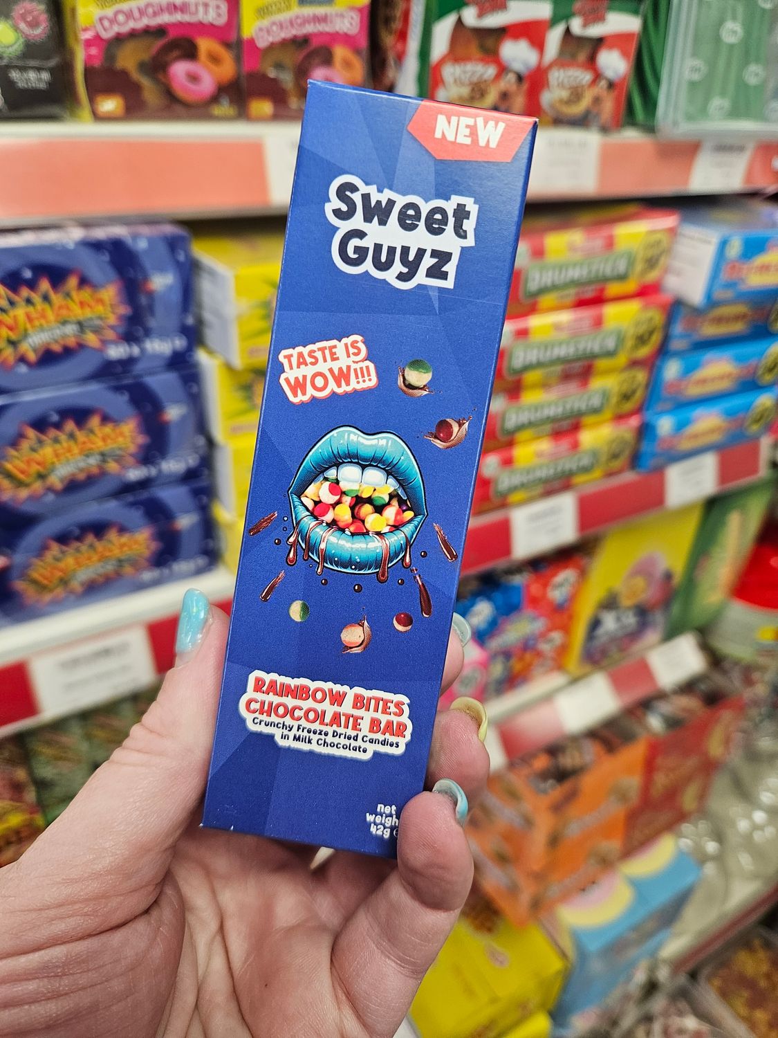 Freeze dried small choc bar