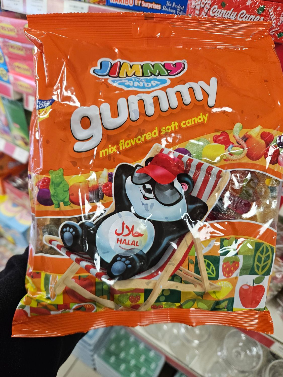 Panda gummy worms 1kg