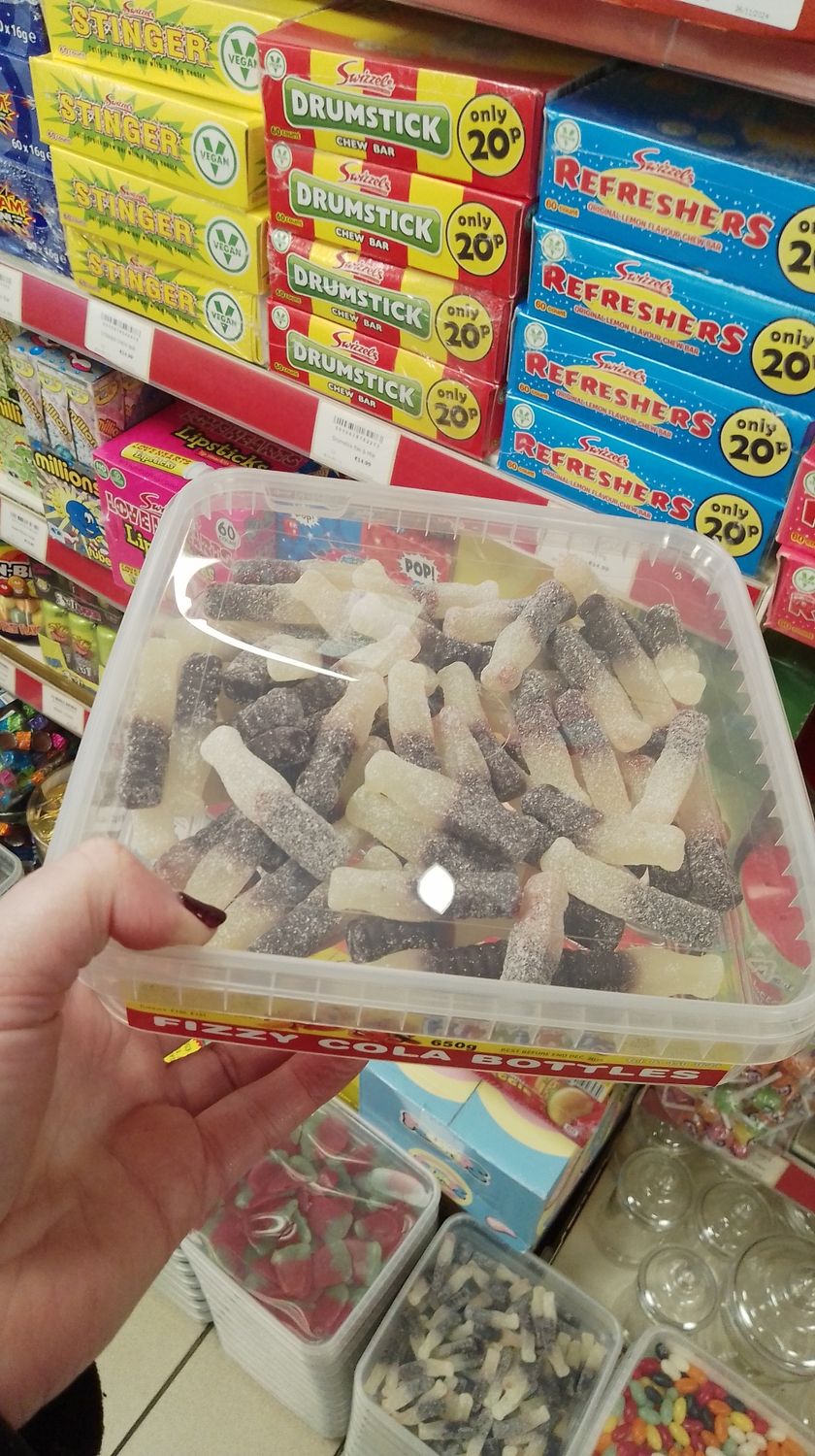 Funny kids fizzy cola bottles