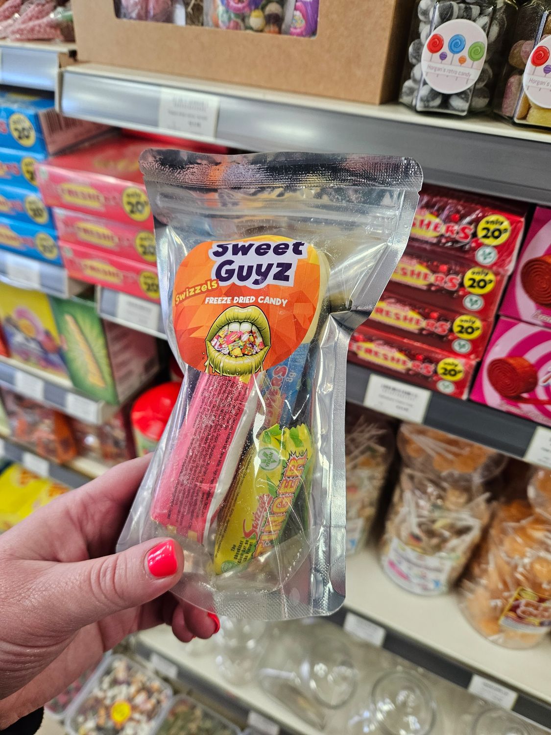 Freeze dried swizzles bars