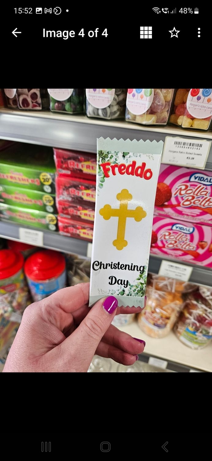 Christening freddo bar