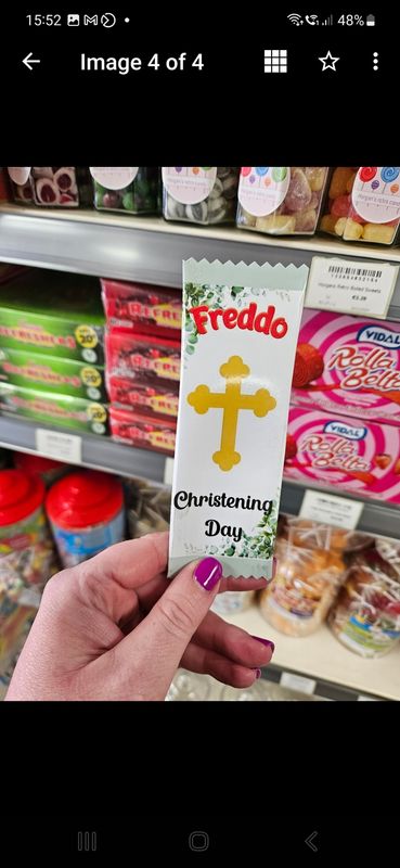 Christening freddo bar