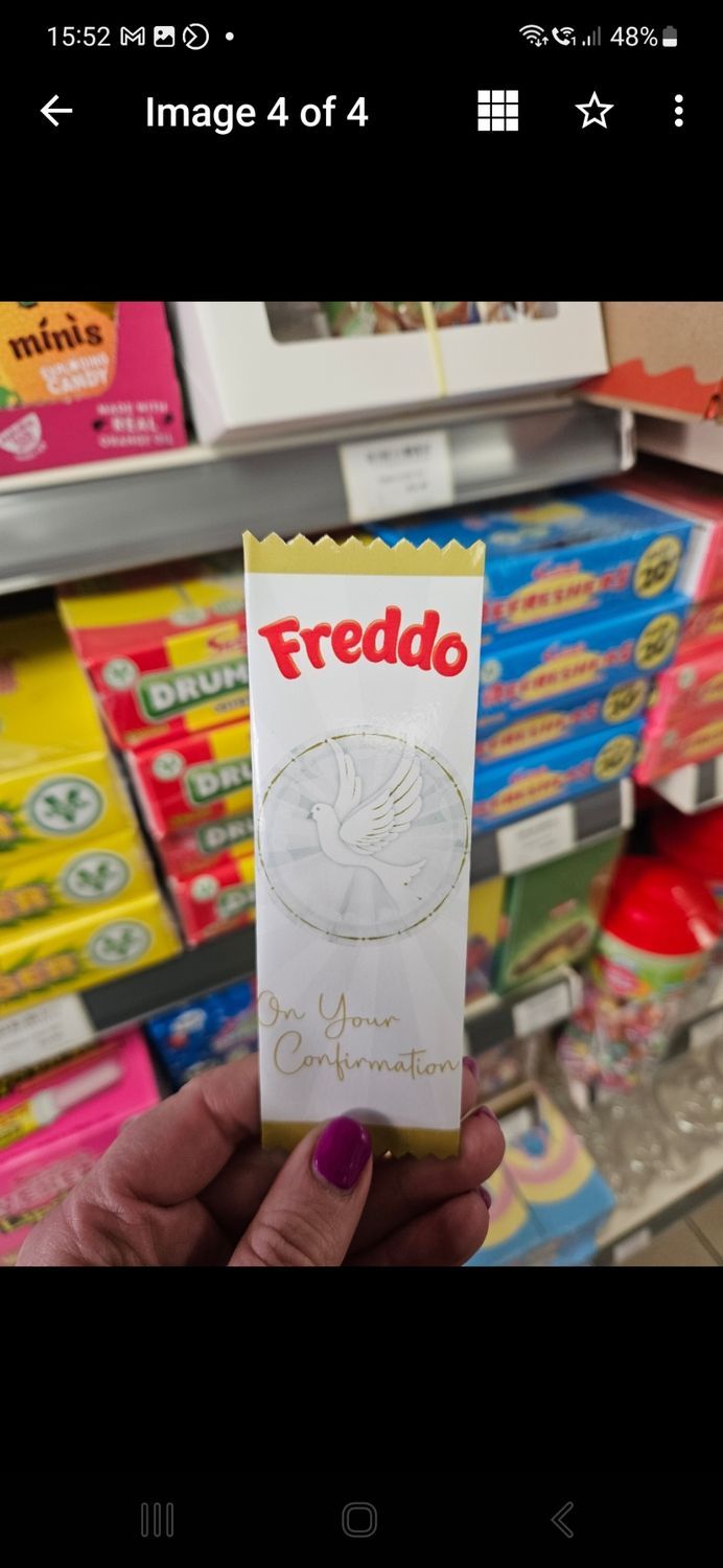 Confirmation freddo bar
