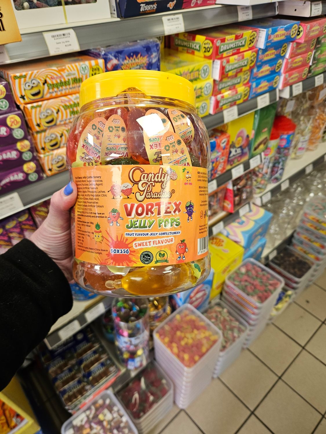 Vortex jelly pops 50 x 35g