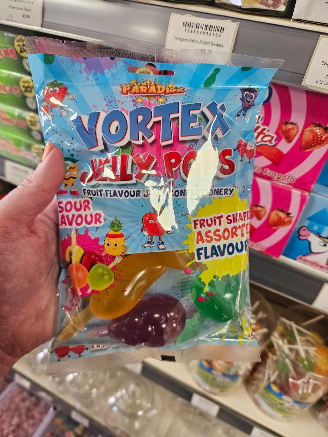 Jelly pops sour