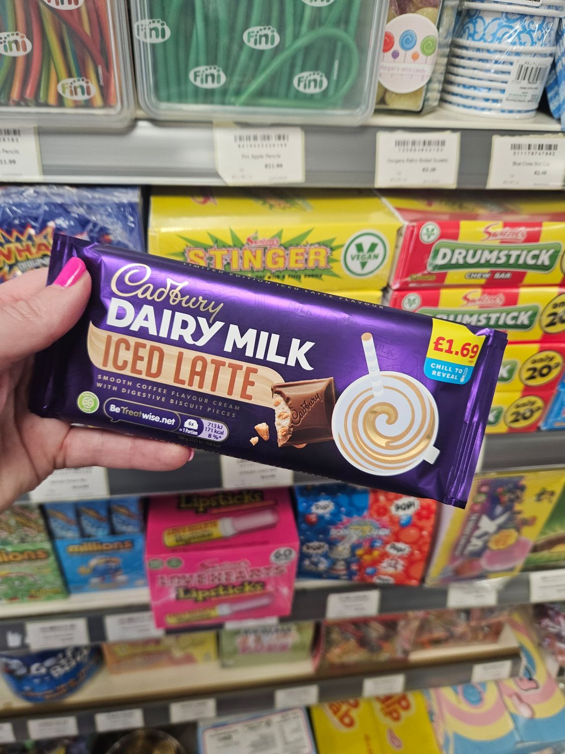 Dairymilk iced latte