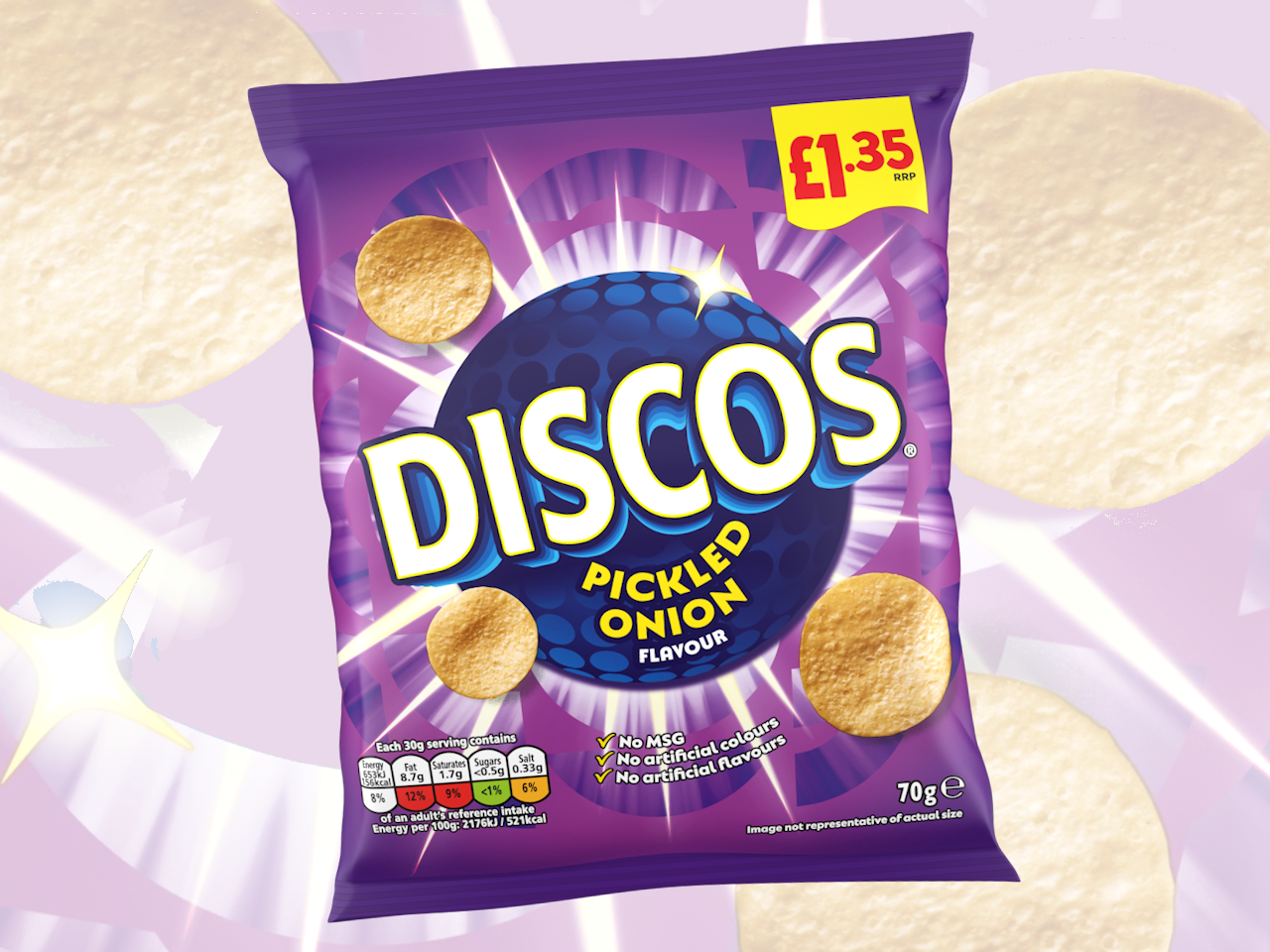 Disco&#39;s Pickled Onion (16 x 70g)