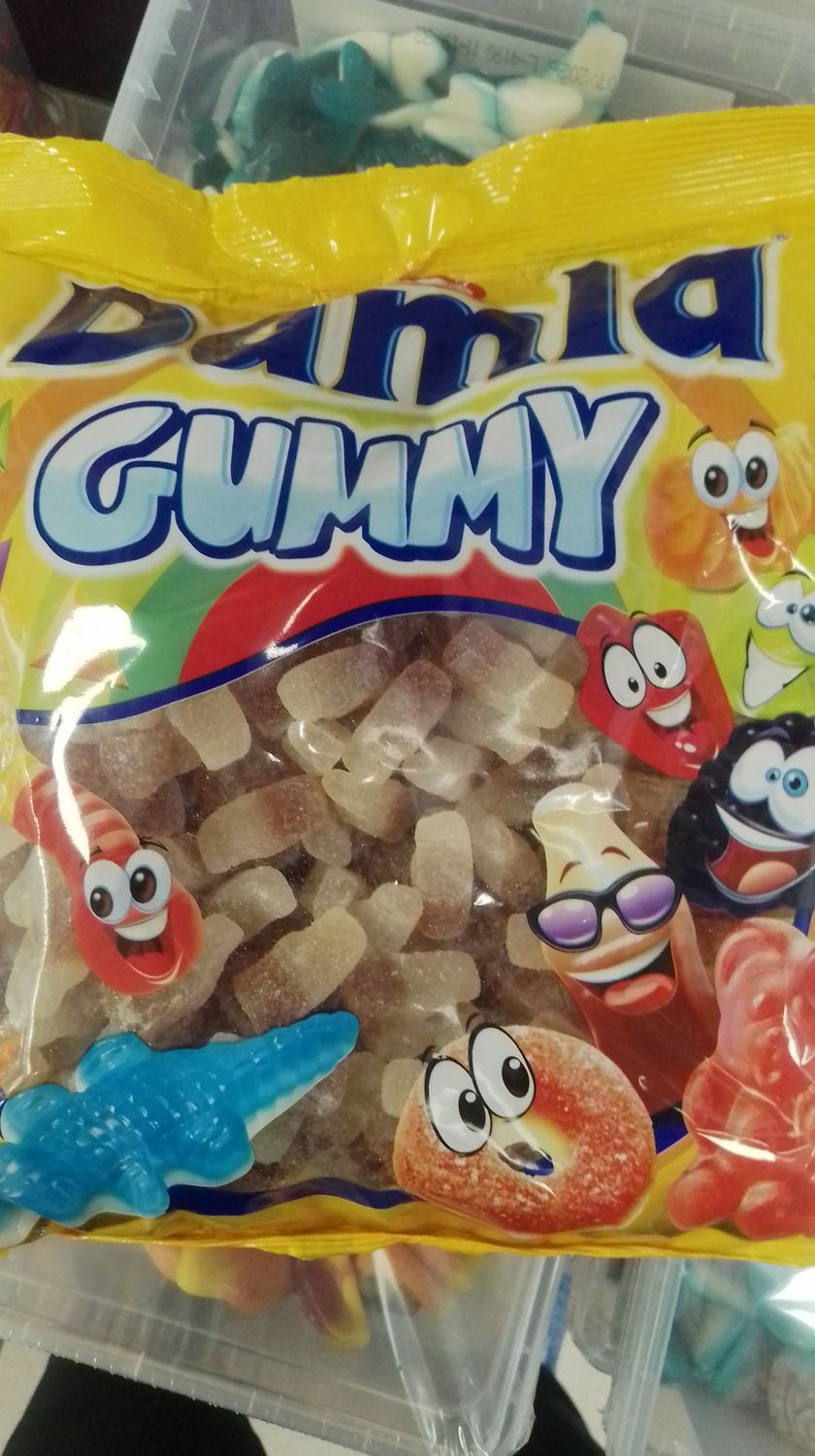 Damla 1kg fizzy cola bottles