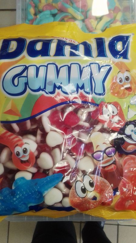 Damla love heart jellies 1kg bag