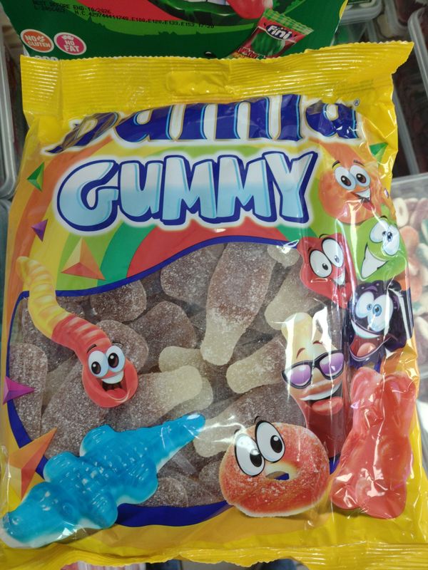 Damla 1kg Giant fizzy cola bottles