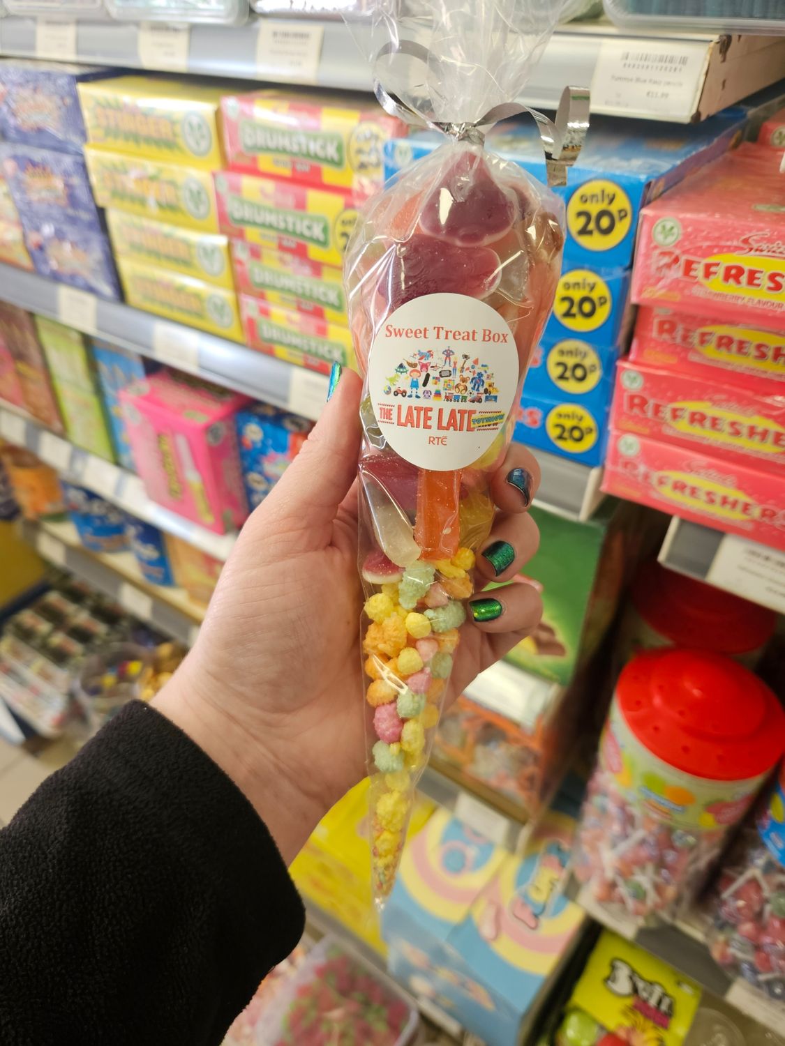 Toy show sweet cone
