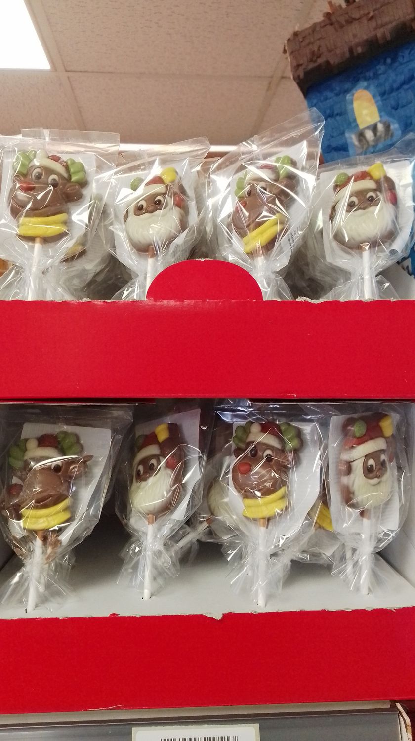 Christmas Novelty Choc Lollipop