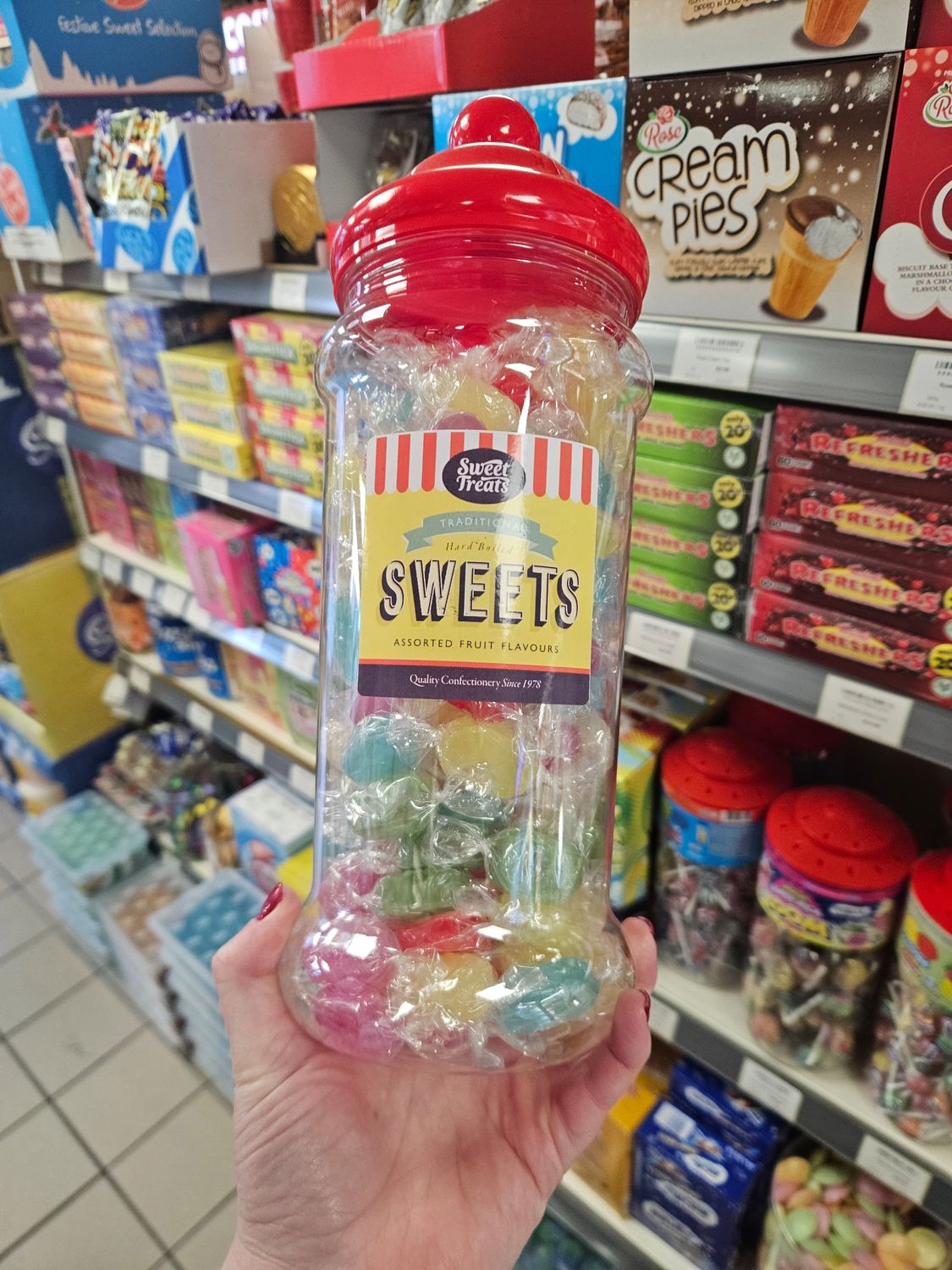 Boiled sweet jar 1.2kg