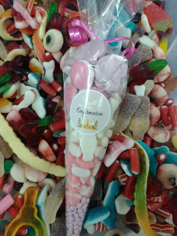Confirmation Sweetcone 200g pink