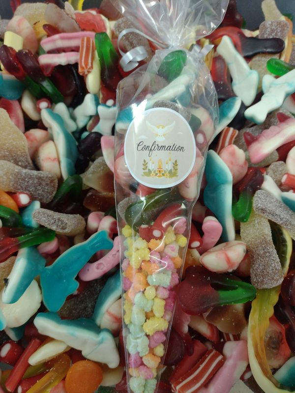 Confirmation Sweetcone colorful 200g