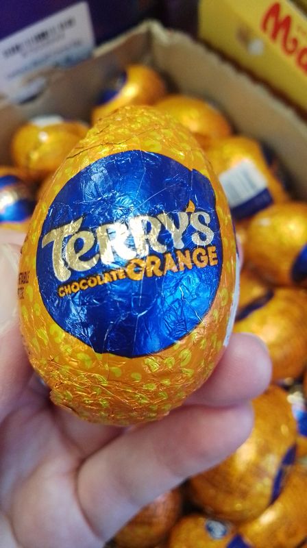 Terry's chocolate orange cream filled egg