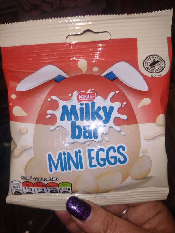 Milky bar mini eggs