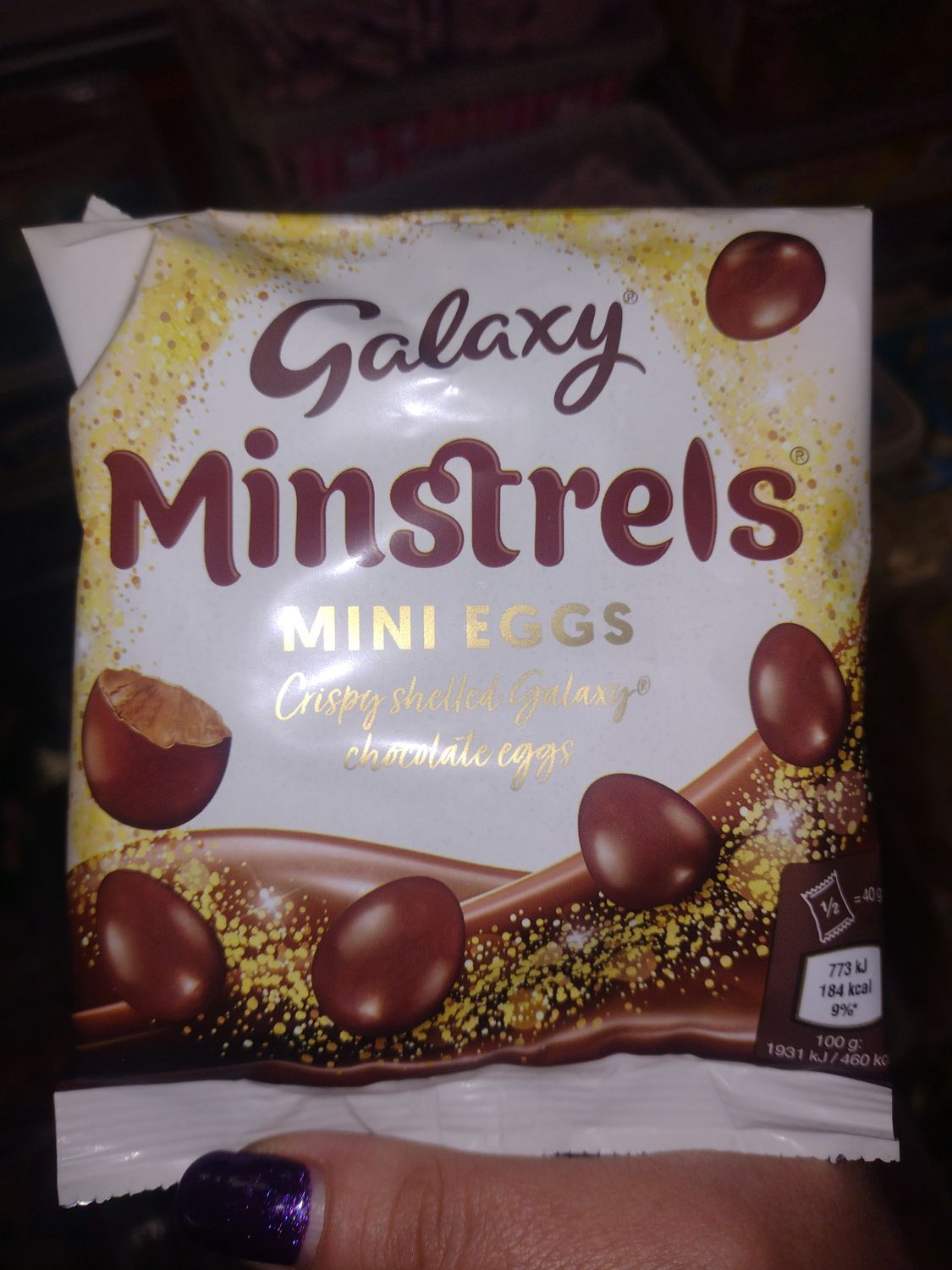 Galaxy minstrels mini eggs