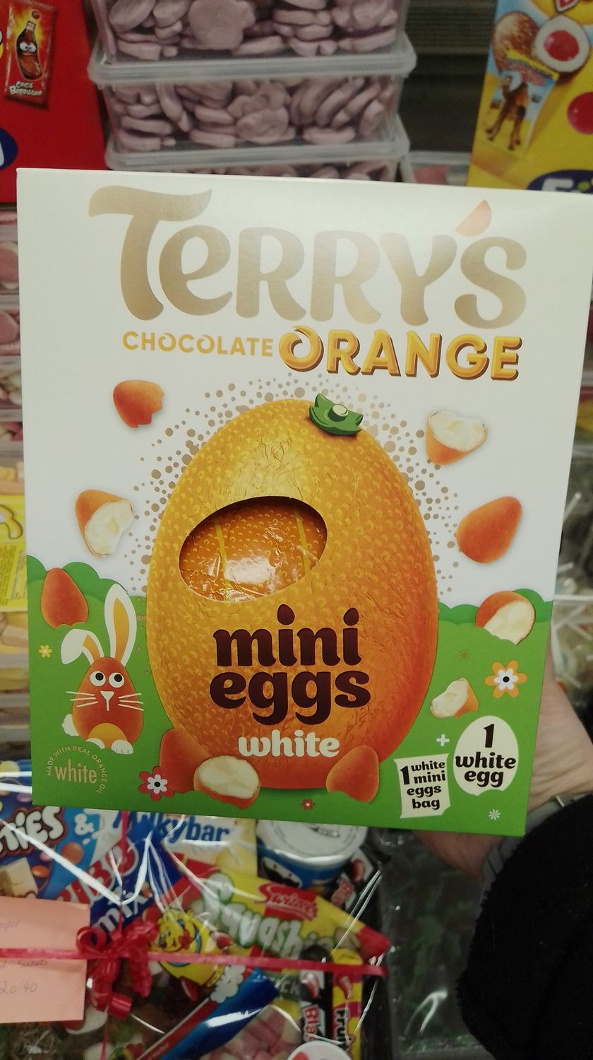Terry's chocolate orange white mini eggs 200g