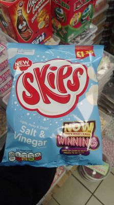KP Skips Salt &amp; Vinegar Single Bag