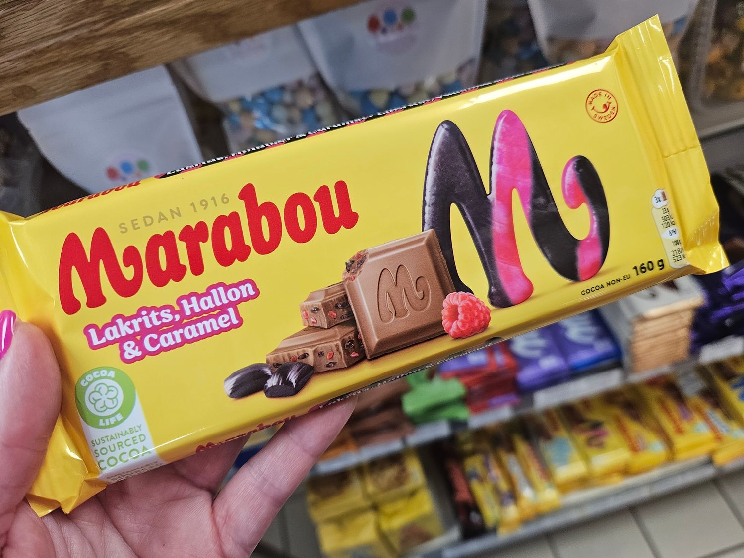 Marabou Licorice, Raspberry &amp; caramel