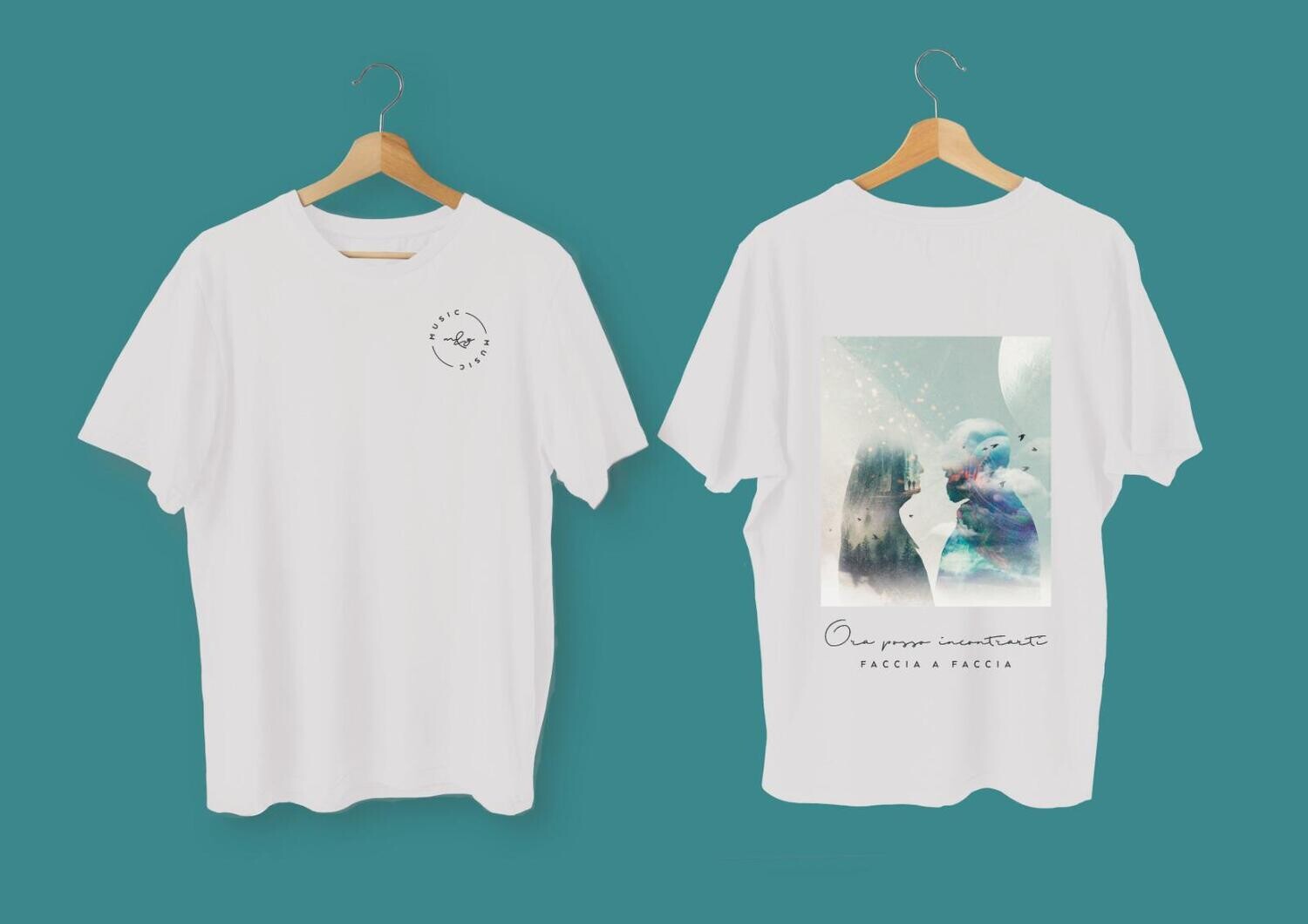 T-Shirt &quot;Faccia a Faccia&quot; White