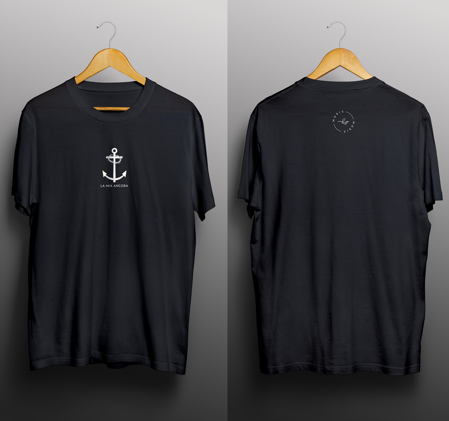 T-SHIRT 
LA MIA ANCORA - BLACK