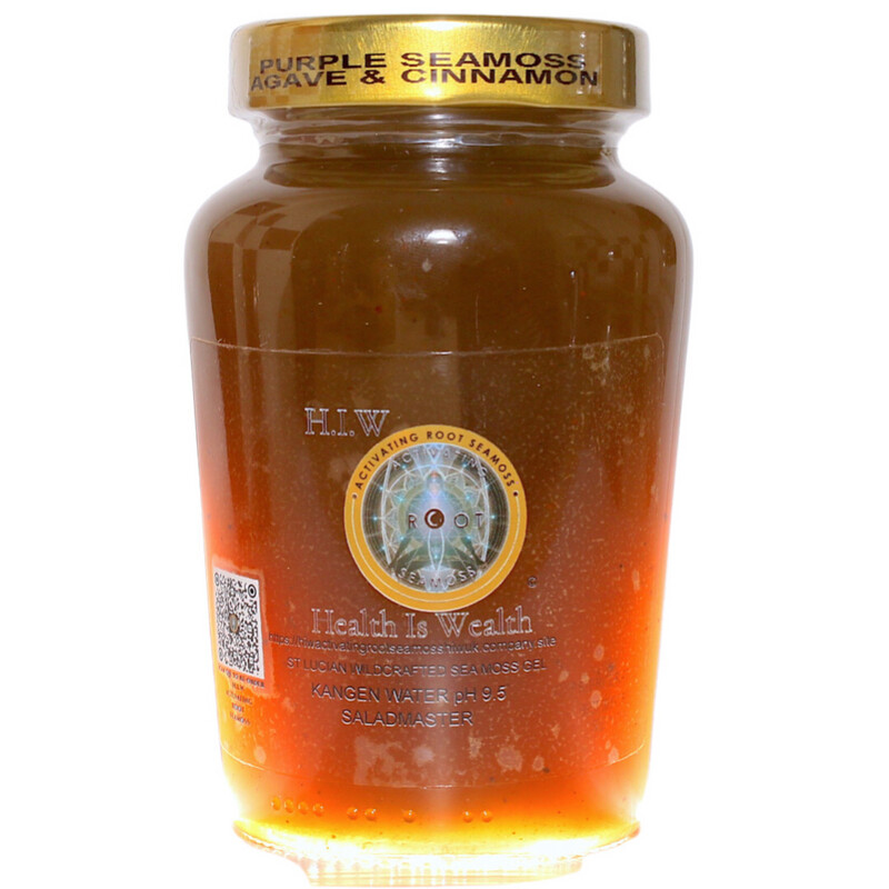 Purple Sea Moss Cinnamon Agave Infused Gel