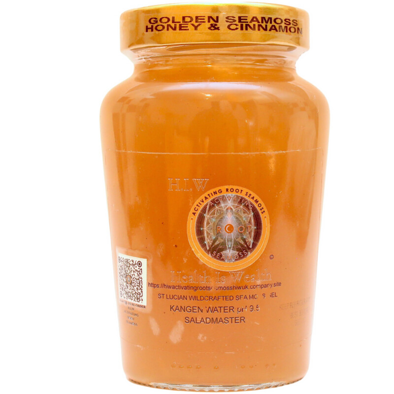 Golden Seamoss  Cinnamon &amp; Honey Infuse Gel