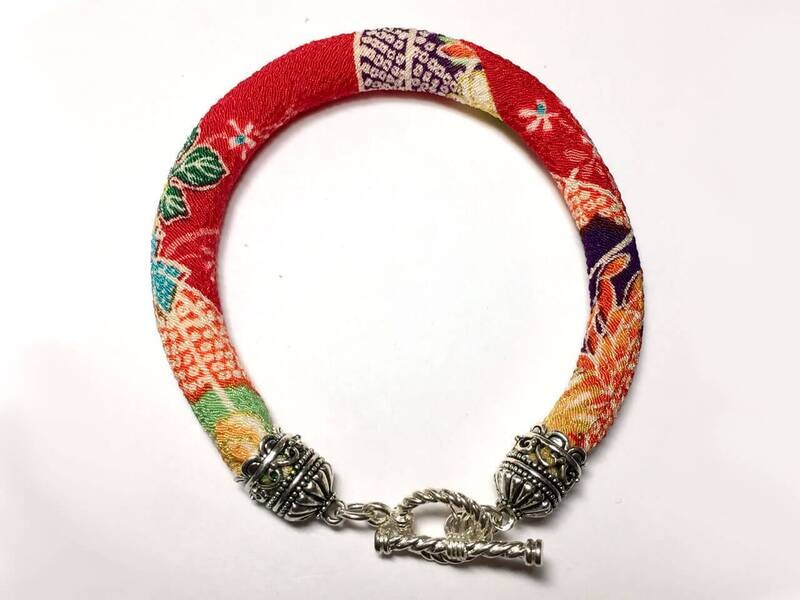 Textile Bracelets - Japanese Kimono Cord