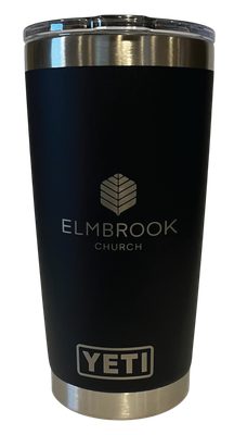 YETI Rambler 20oz Black Tumbler With MagSlider Lid