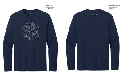 Gildan Softstyle® Navy Long Sleeve T-Shirt 64400