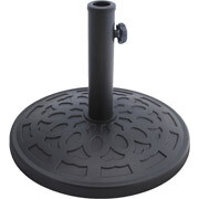 Center pole garden umbrella base