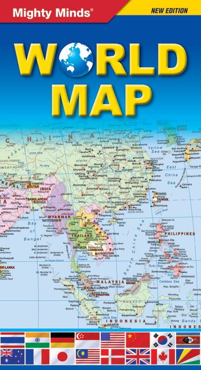 WORLD MAP - Folded