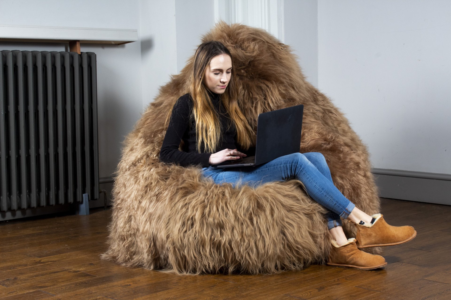 Icelandic Brown Beanbag 'Extra Large'