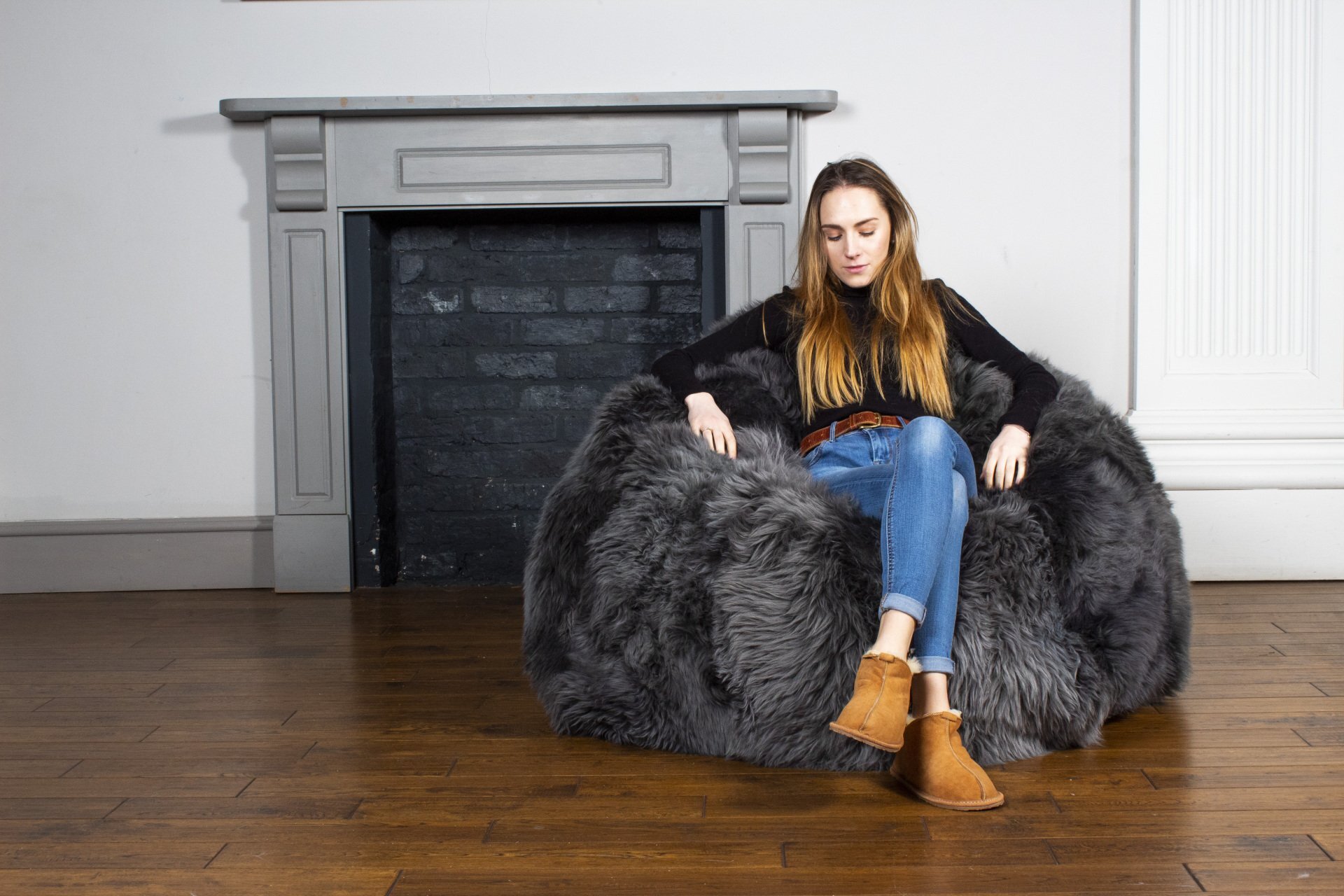 British Anthracite BeanBag ‘Large’