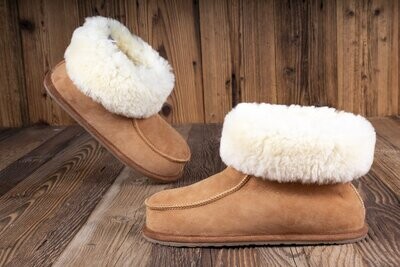 Womens Bootee Beige Slippers