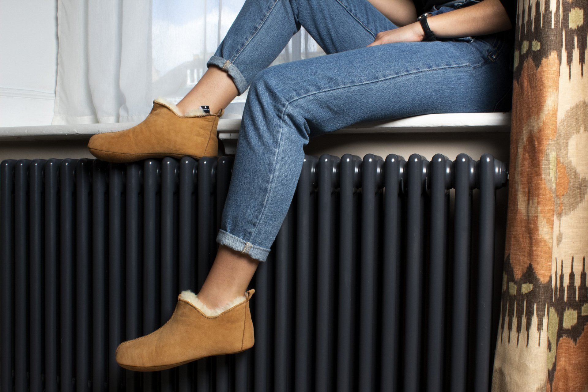 Womens Elf Beige Slippers