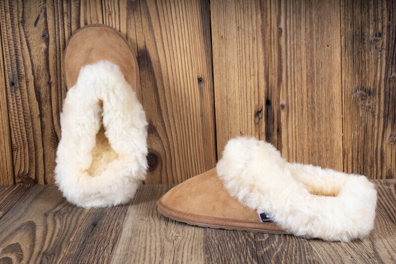 Womens Ella Beige Slippers